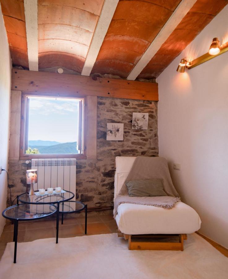 Apartamento Duplex Rural Con Chimenea Y Vistas Panoramicas Desde La Cama Sant Marti Sacalm Экстерьер фото